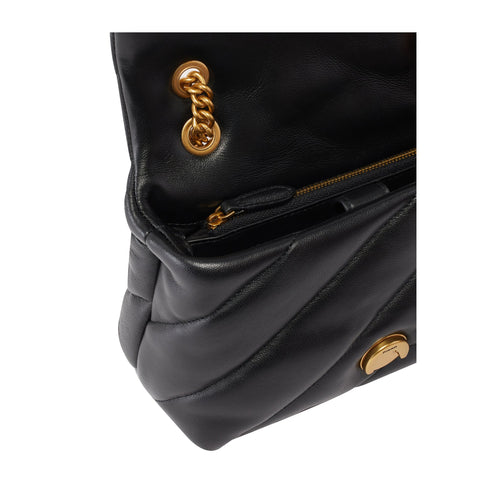 Pinko Borsa a tracolla Borsa da Donna a tracolla Mini Love Puff Nero oro P25 - PINKO 100039A0F2 - Z99Q - UNI - Francavilla Moda